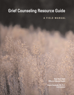 Grief Counseling Resource Guide